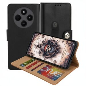 Redmi A4 Flip Cover — PU Leather Wallet Case