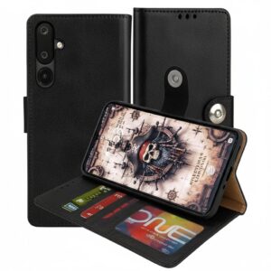 Samsung Galaxy M16 Flip Cover — PU Leather Wallet Case