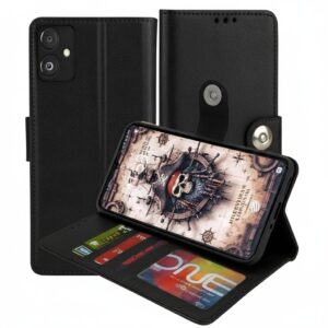 Samsung Galaxy F14 Flip Cover — PU Leather Wallet Case