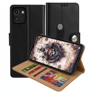 Samsung Galaxy A03 Flip Cover — PU Leather Wallet Case