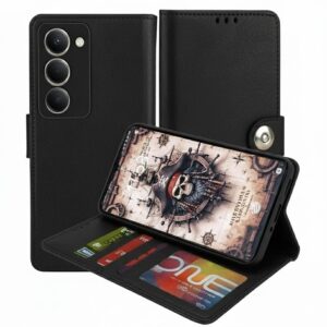 Redmi 15 5G Flip Cover — PU Leather Wallet Case