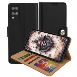 OPPO A54 4G Flip Cover — PU Leather Wallet Case