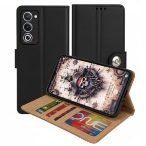 OPPO A3 Pro Flip Cover — PU Leather Wallet Case