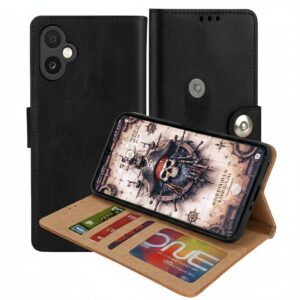 Samsung Galaxy M06 Flip Cover — PU Leather Wallet Case