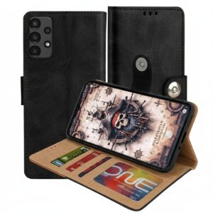 Samsung Galaxy A13 4G Flip Cover — PU Leather Wallet Case