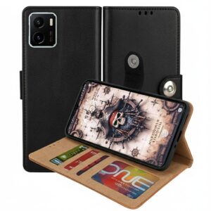 Vivo Y01 Flip Cover — PU Leather Wallet Case