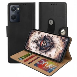 Realme 9i 4G Flip Cover — PU Leather Wallet Case
