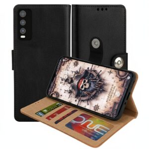 Vivo Y20 Flip Cover — PU Leather Wallet Case