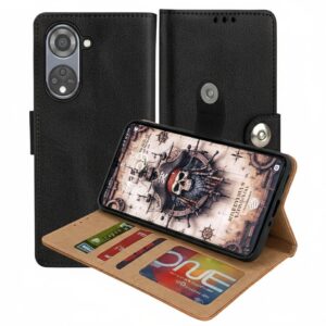 OPPO Reno 8T Flip Cover — PU Leather Wallet Case