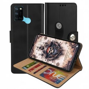 Realme C17 Flip Cover — PU Leather Wallet Case