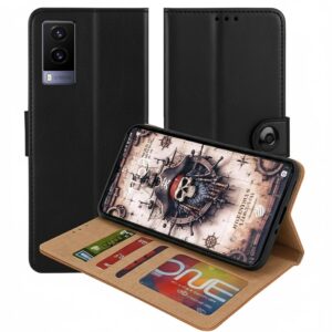 Vivo V21e 5G Flip Cover — PU Leather Wallet Case