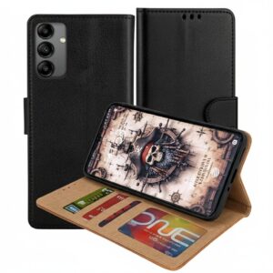 Samsung Galaxy A04s Flip Cover — PU Leather Wallet Case