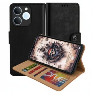 Realme C71 Flip Cover — PU Leather Wallet Case