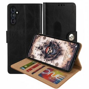 Samsung Galaxy M14 5G Flip Cover — PU Leather Wallet Case