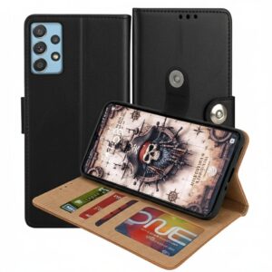 Samsung Galaxy A52 Flip Cover — PU Leather Wallet Case