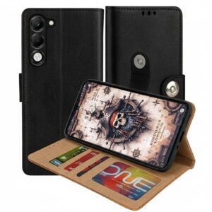 OPPO K13x Flip Cover — PU Leather Wallet Case