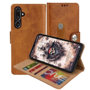 Samsung Galaxy M36 Flip Cover — PU Leather Wallet Case