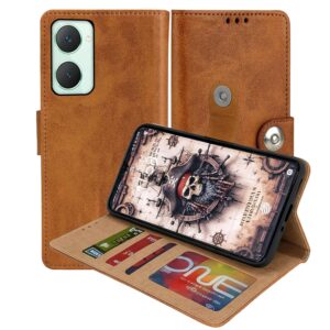 Vivo Y18 Flip Cover — PU Leather Wallet Case