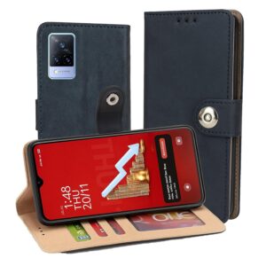Vivo V21 Flip Cover — PU Leather Wallet Case