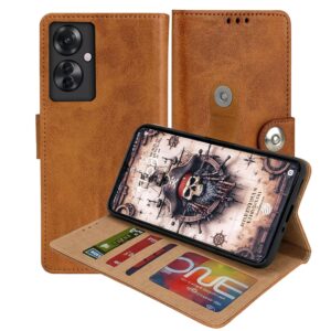 OPPO F25 Pro 5G Flip Cover — PU Leather Wallet Case