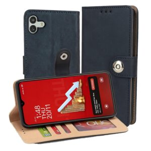 Samsung Galaxy M13 Flip Cover — PU Leather Wallet Case