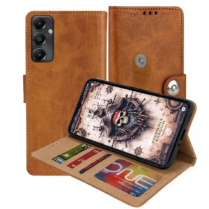 Samsung Galaxy A14 5G Flip Cover — PU Leather Wallet Case