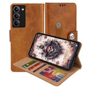 Realme P3x Flip Cover — PU Leather Wallet Case