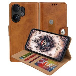 Vivo V60 5G Flip Cover — PU Leather Wallet Case