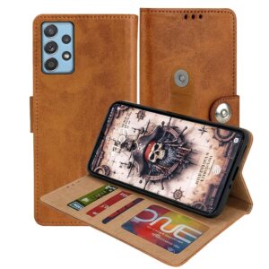 Samsung Galaxy M32 5G Flip Cover โ PU Leather Wallet Case