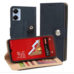 Vivo V29e Flip Cover — PU Leather Wallet Case