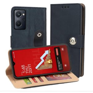 Realme 9i Flip Cover — PU Leather Wallet Case