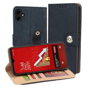 Samsung Galaxy A06 Flip Cover — PU Leather Wallet Case