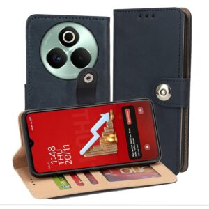 Realme P3 Pro Flip Cover — PU Leather Wallet Case