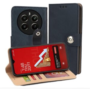 Realme 12 5G Flip Cover — PU Leather Wallet Case