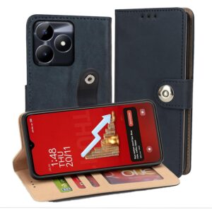 Realme N53 Flip Cover — PU Leather Wallet Case