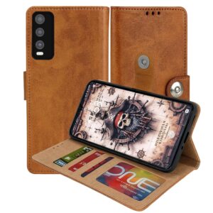 Vivo Y20i Flip Cover — PU Leather Wallet Case