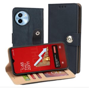 Vivo Y38 5G Flip Cover — PU Leather Wallet Case