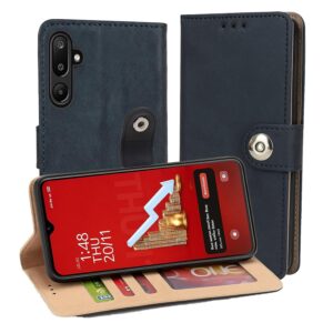 Samsung Galaxy M16 5G Flip Cover — PU Leather Wallet Case