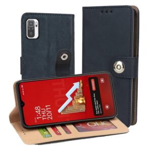Redmi Note 10s Flip Cover — PU Leather Wallet Case